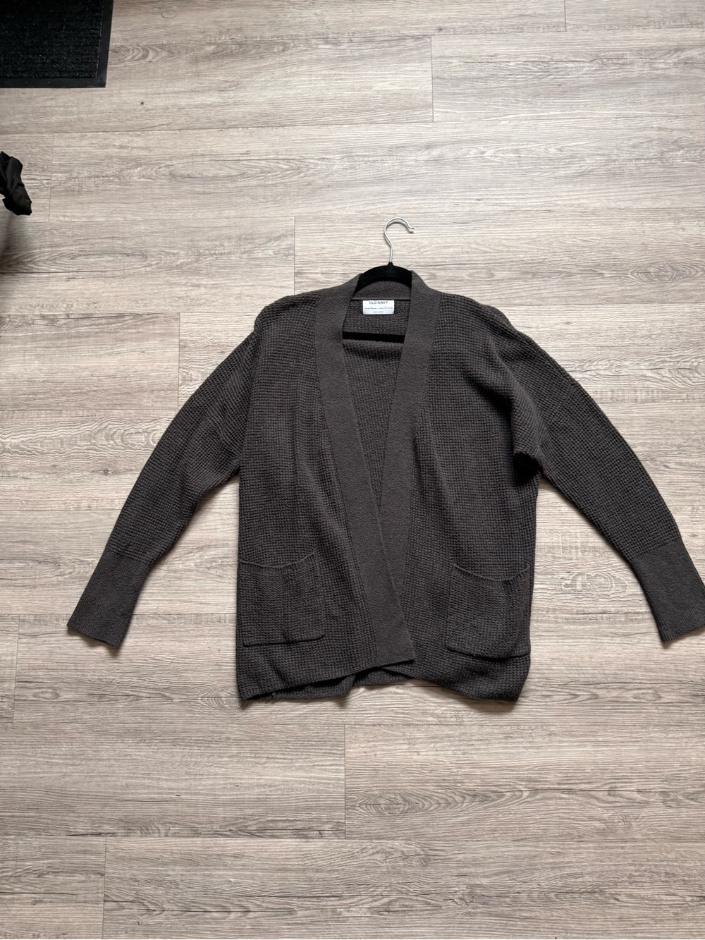 Old Navy Open-Front Cardigan Sweater - Dark Charcoal